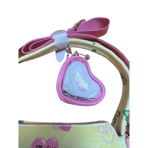 Juicy Couture Retro Juicy Cherry Shoulder Bag Yellow - Picture 3 of 6